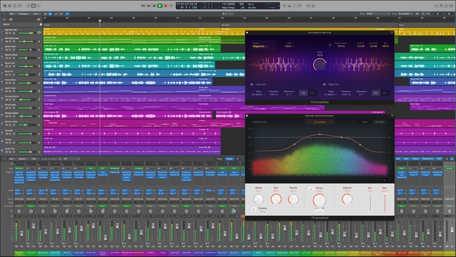 Interfaz Logic Pro